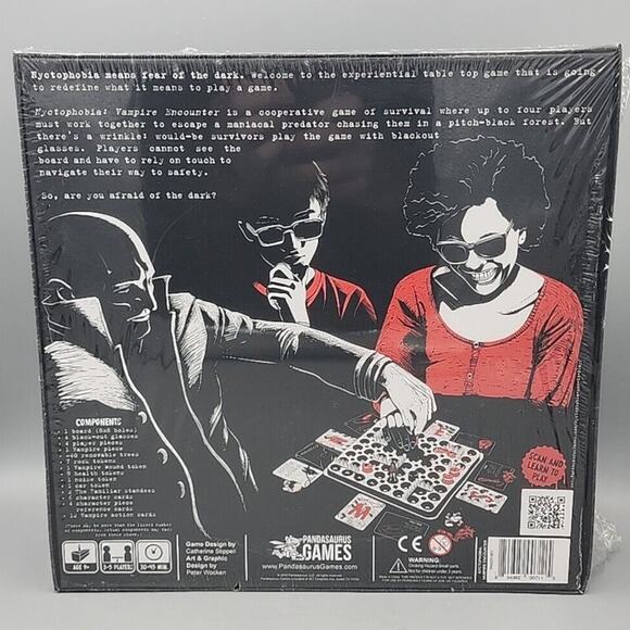 Nyctophobia Board Game Vampire Encounter "The Game You Play Blind" - Picture 3 of 11